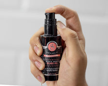 Cargar imagen en el visor de la galería, PREMIUM BLENDS ACEITE PARA BARBA BLACK AMBER.